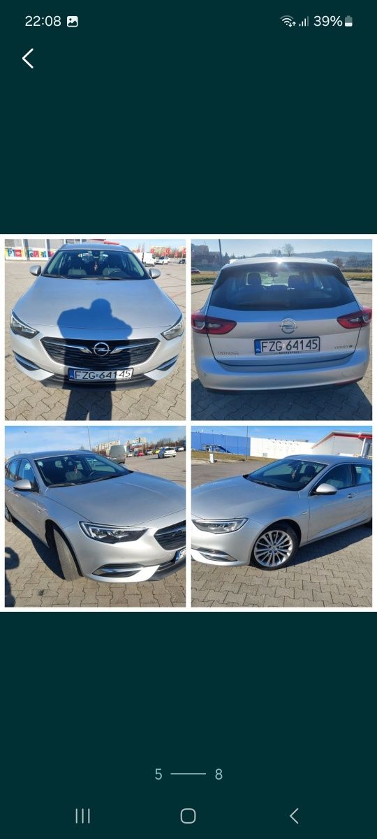 Opel Insygnia B Automat 2.0 CDTI 170km