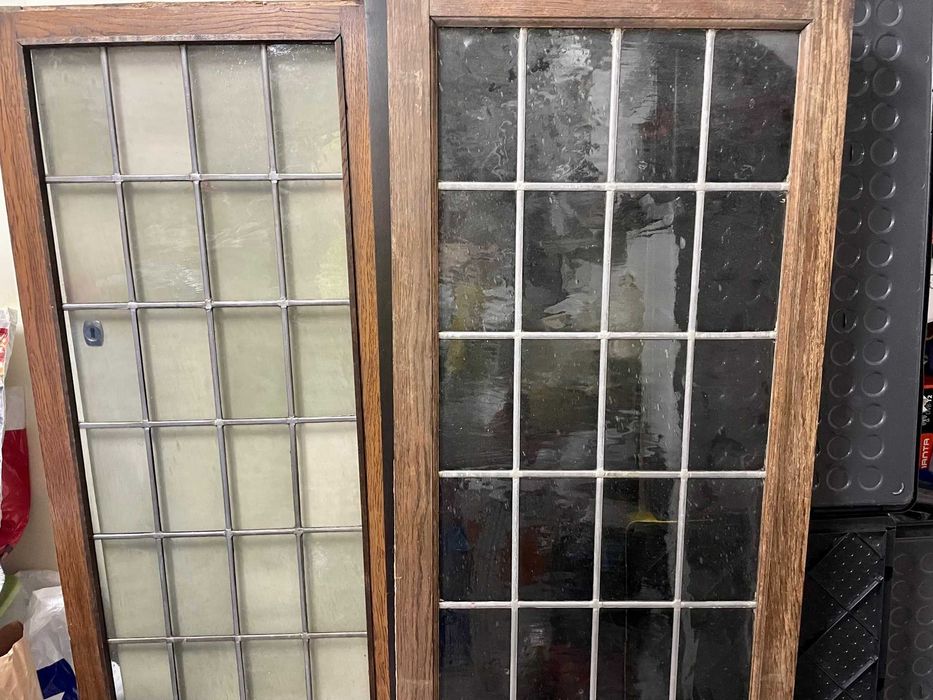 Rama drewniana DĘBOWA ze szkłem Ozdoba na ścianę Mam 2 szt SZPROSY alu