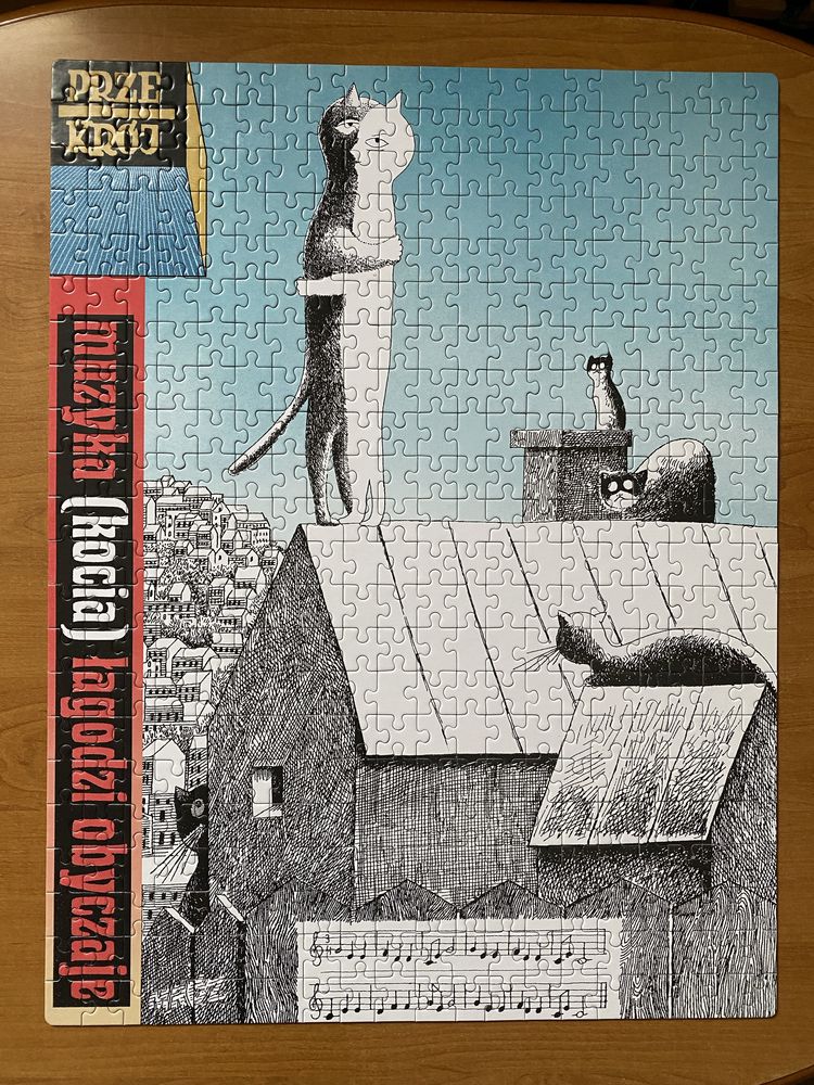 Puzzle 440 Koty Daniel Mróz Przekrój