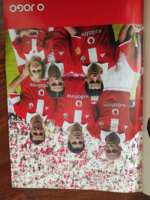 Programa do Benfica Vitória Setúbal final taça Portugal 2005