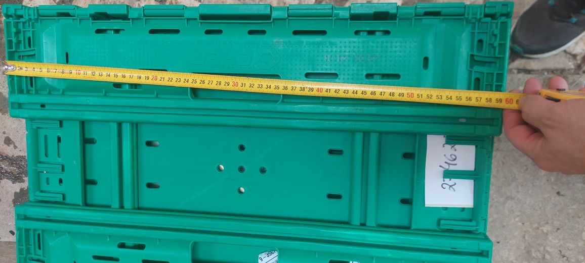 Caixas plásticas IFCO DOBRÁVEIS dobrável para arrumação .
