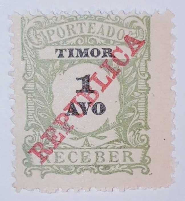 Timor. Znaczek dopłaty Mi P11. Czysty, 1911 rok.