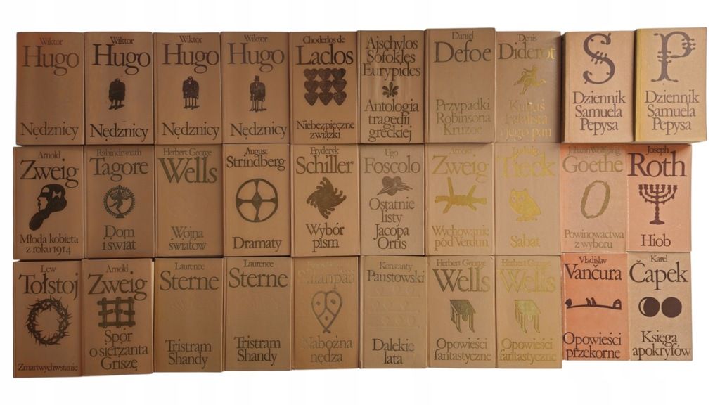 64x Biblioteka Klasyki Polskiej i Obcej Prus Hugo Wells Żeromski