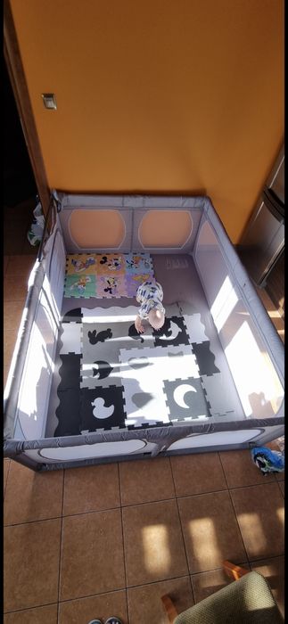 Suchy basen dla dzieci, duży