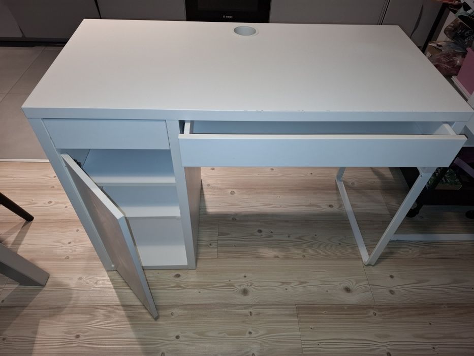 Biurko Micke Ikea białe