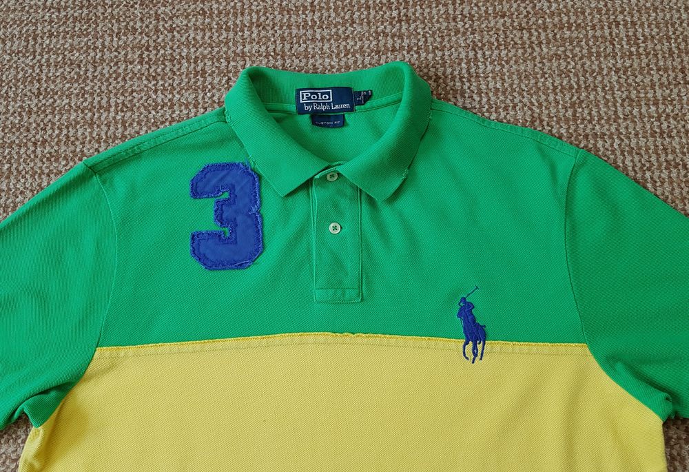Ralph Lauren Big Pony #3 поло футболка custom fit оригінал L