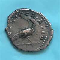 moeda romana Denário FAUSTINA SENIOR (AD 147)-prata-PORTES GRÁTIS