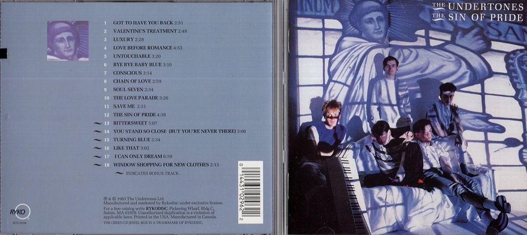 The Undertones - The Sin Of Pride - CD