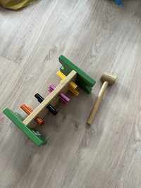 Wbijajk IKEA, zabawka drewniana