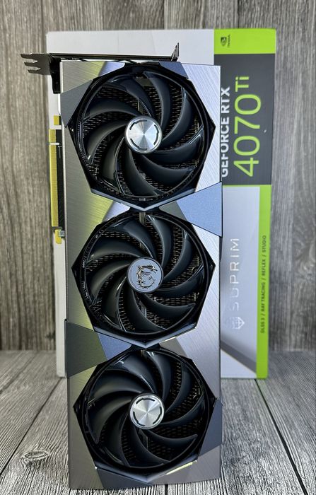 MSI GeForce RTX 4070 Ti SUPRIM 12G 1 шт. USED!