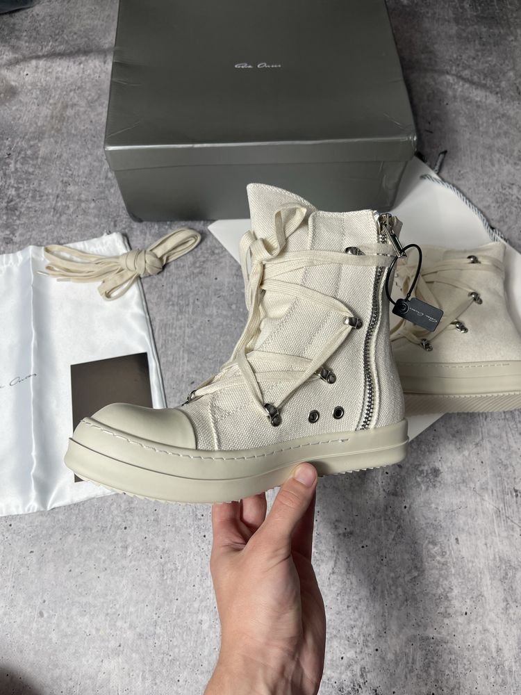 Кросівки Rick owens Hexagram white кеди рік овенс білі