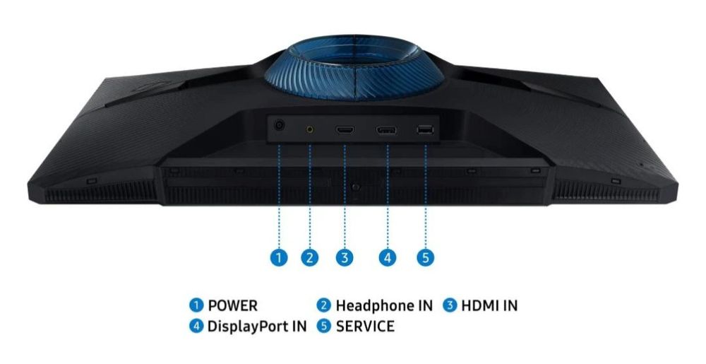 Монітор SAMSUNG LS24DG300EIXCI, Odyssey G3, 180гц.