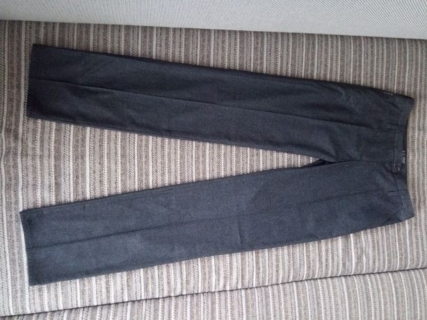 Брюки Armani jeans 40р., брюки со стрелкой, офисные штаны, серые брюки