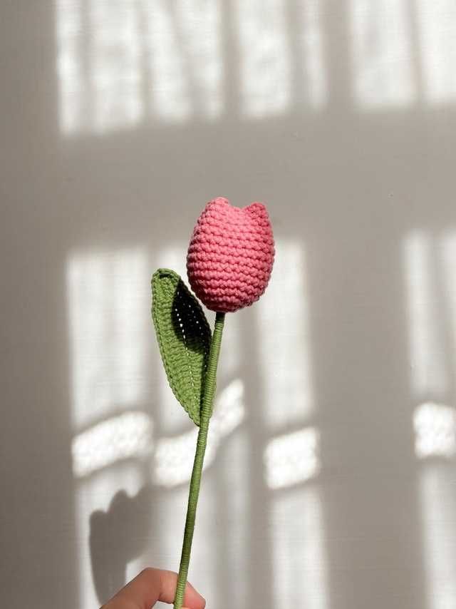 Tulipa em Crochet várias cores