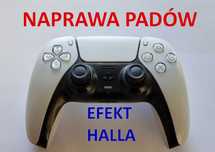 Wymiana analogów w padach kontrolerach PS5, PS4, Xbox TMR efekt Halla