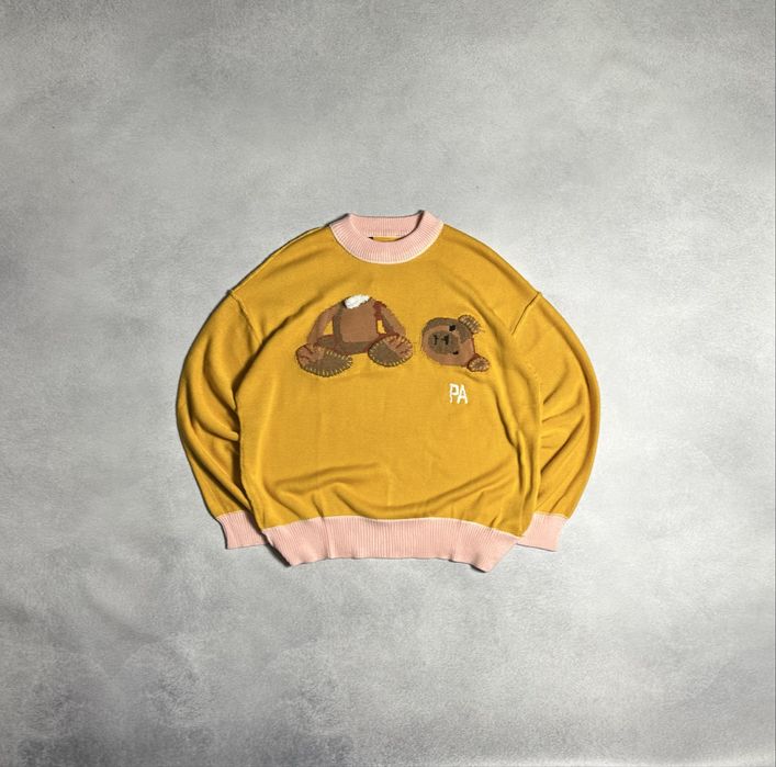 Светр Palm Angels PA Bear Sweater Orange Pink