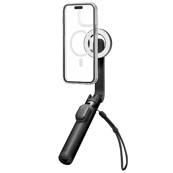 Spigen S571W Magsafe Bluetooth Selfie Stick Tripod Black