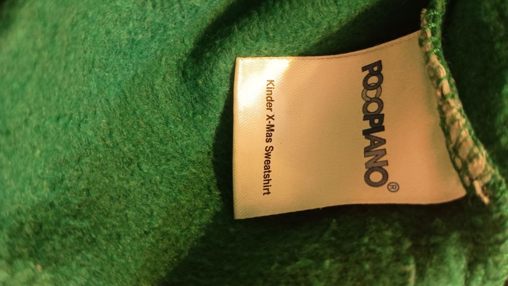 Bluza świąteczna Pocopiano 128cm