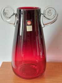 Piękny wazon TARNOWIEC - kolor buraczkowy