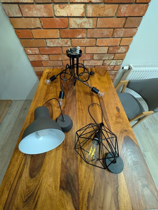 Lampy z zestawu że zdjęcia
