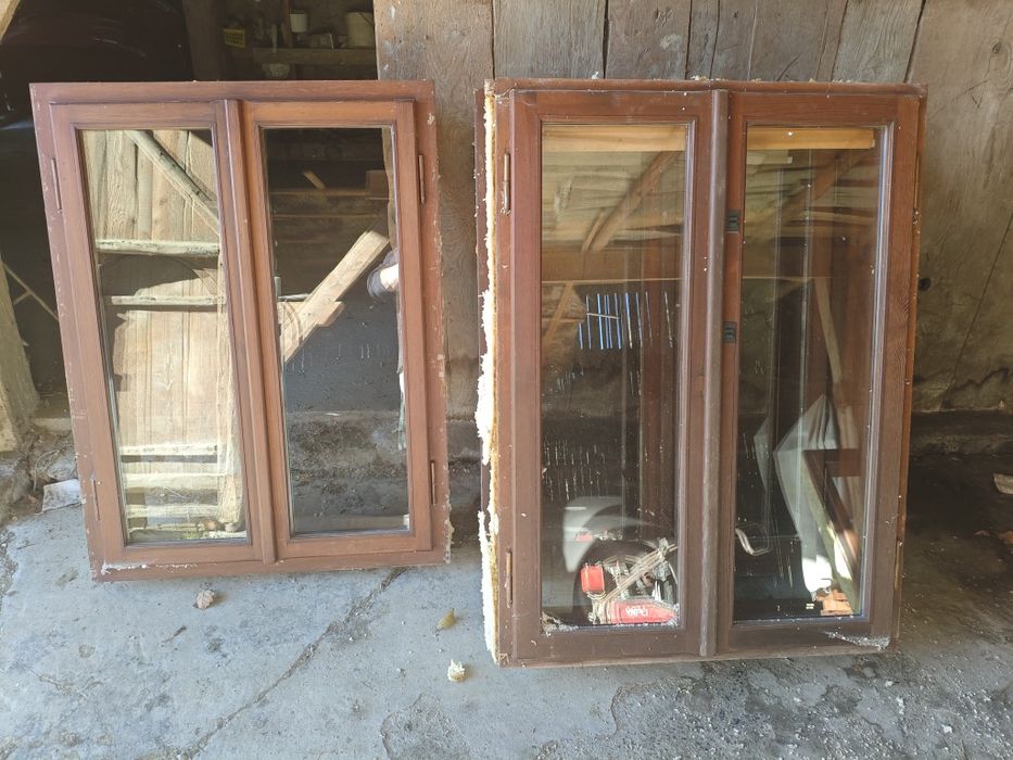 Okna drewniane z demontazu