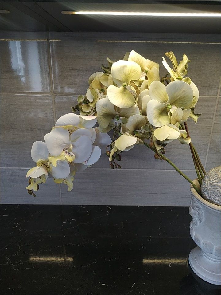 Sztuczne kwiaty, orchidea, storczyk