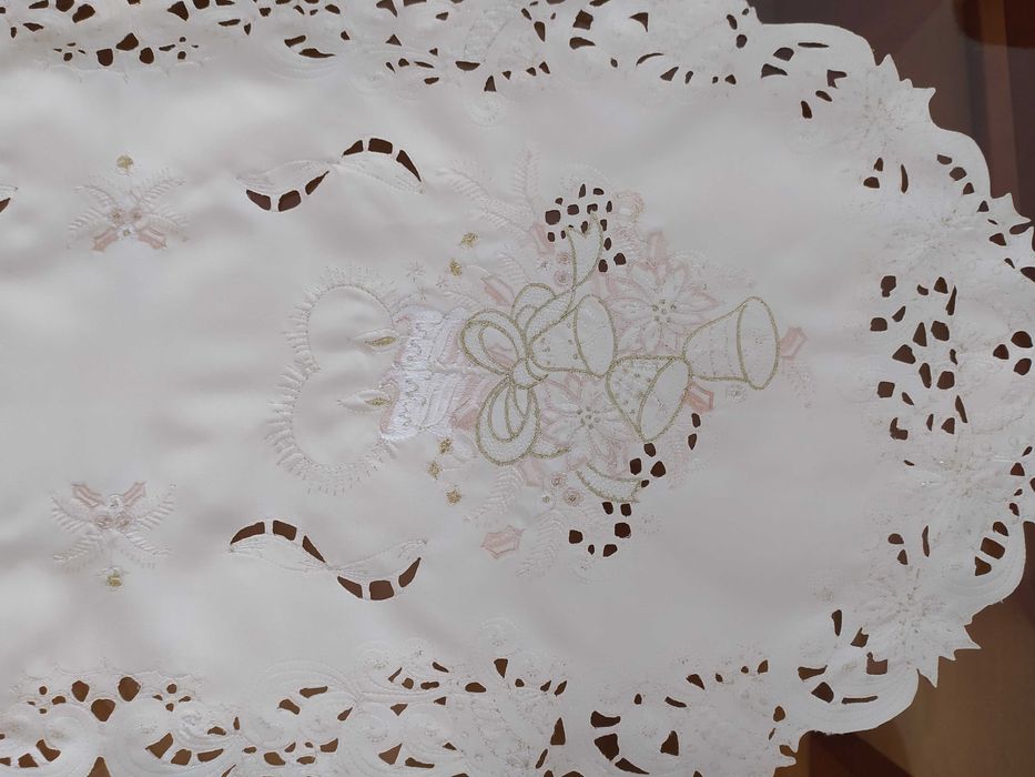 mały obrus świąteczny 37x85