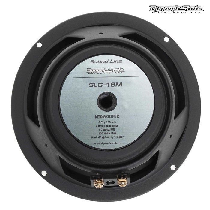 Динамики в авто Dynamic State SLC-16M мідбаси 16,8см (6,5") 50/100W