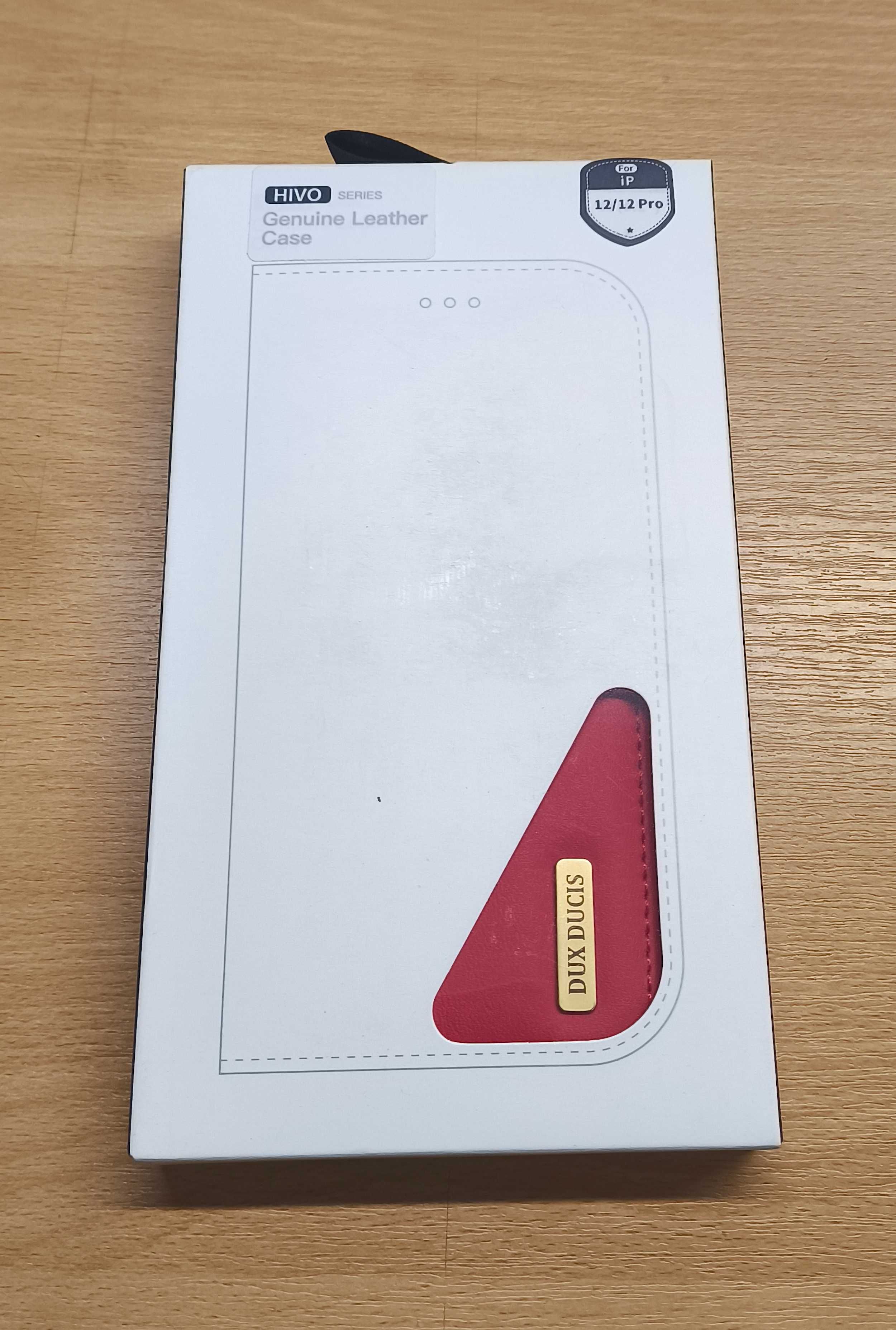 Etui z klapką do Apple iPhone 12 /12 Pro czerwony case futerał [2400]