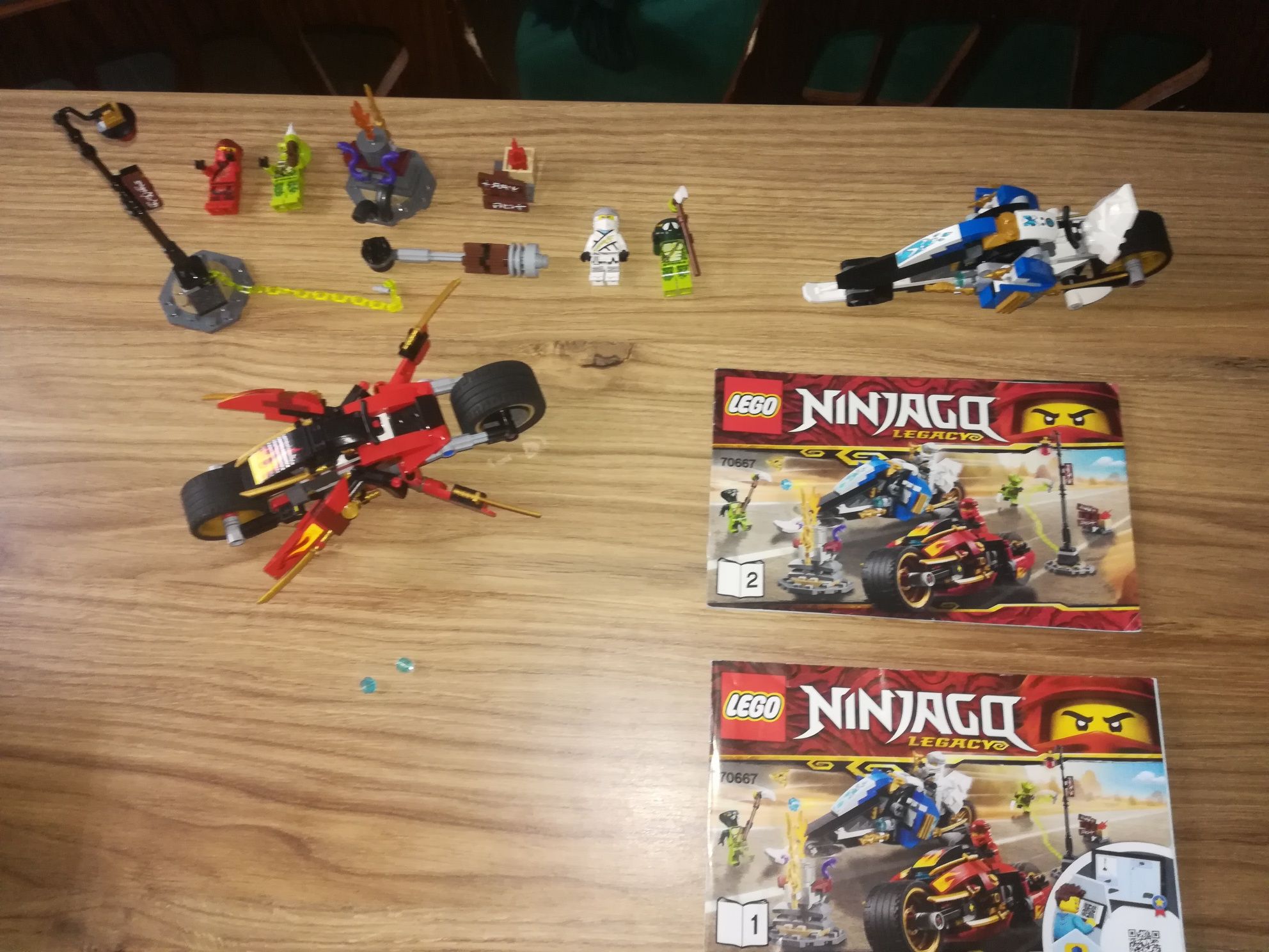 LEGO Ninjago 70667 oraz 70600 oraz 70726