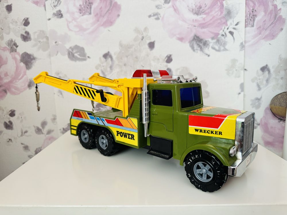 Duże Auto Ciężarówka Holownik Pomoc Drogowa Wrecker