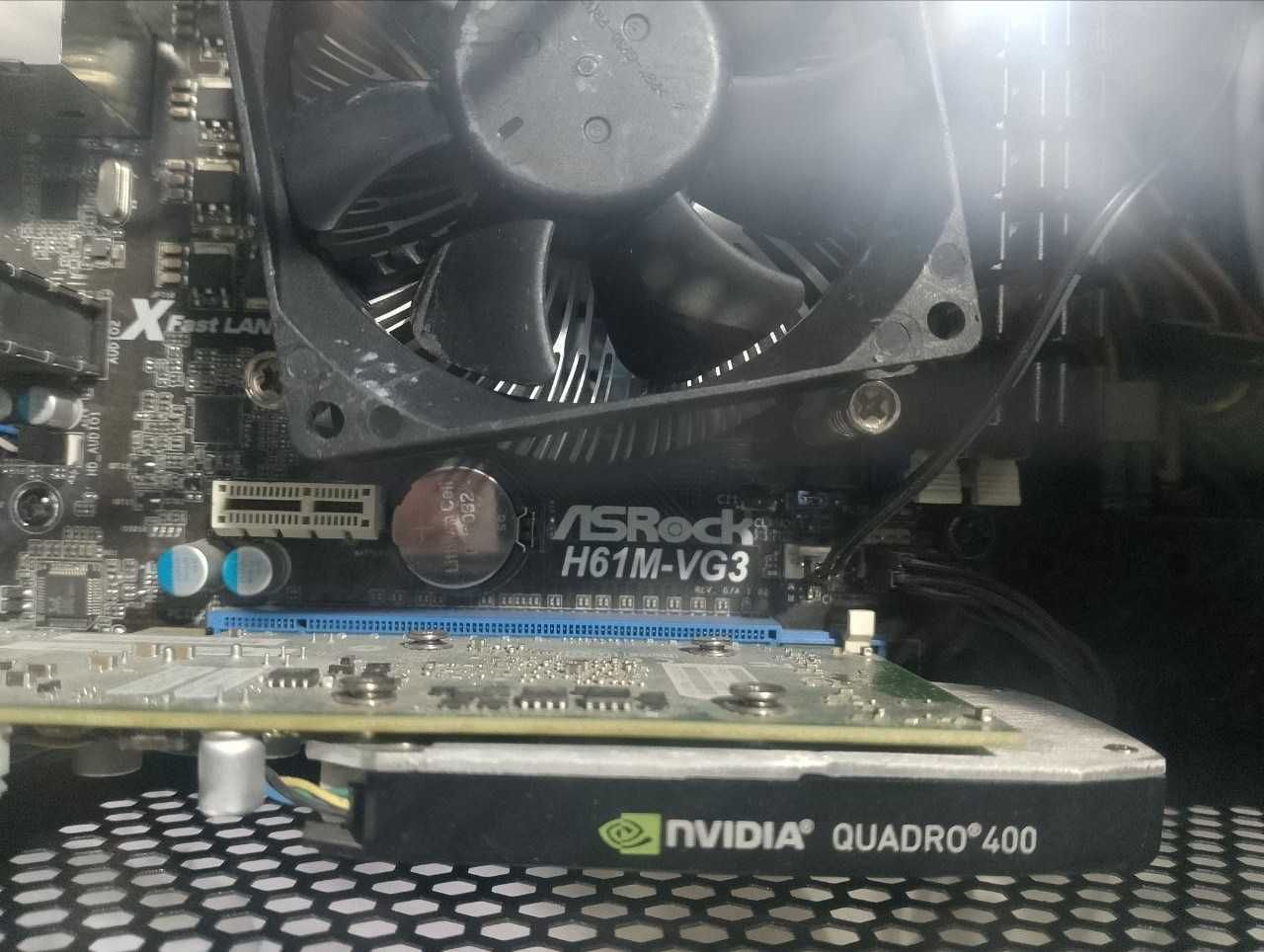 компьютер i5-3570,4gb ddr3,Quadro 400,450w, ASRock H61M-VG3,termaltake
