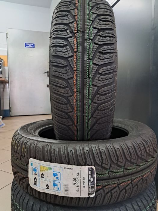 Opony 2x 195/55R16 Uniroyal MS Plus 77 Zimowe Gwarancja Nowe/Demo