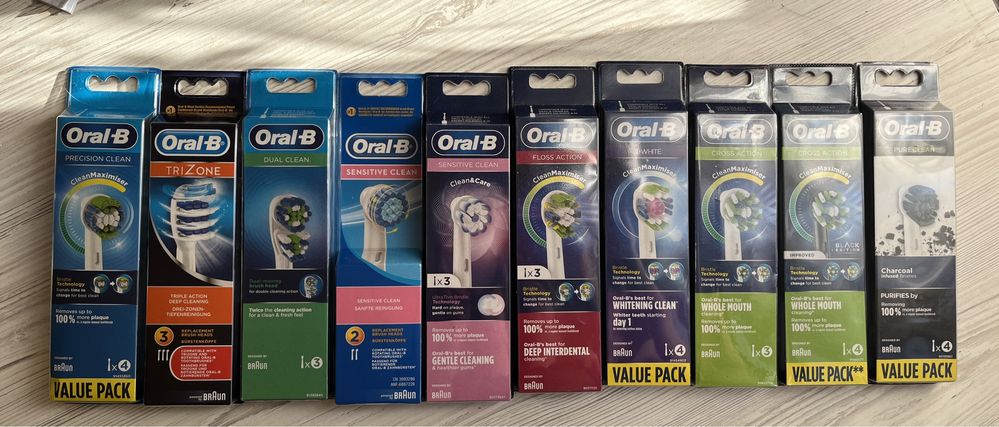 Насадки Oral b для електричних щіток дитячіх та дорослих Оригінал