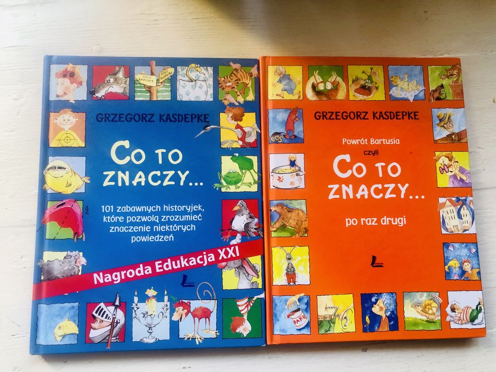 Co to znaczy... 101 zabawnych historyjek - 2 ksiazki - Kasdepke