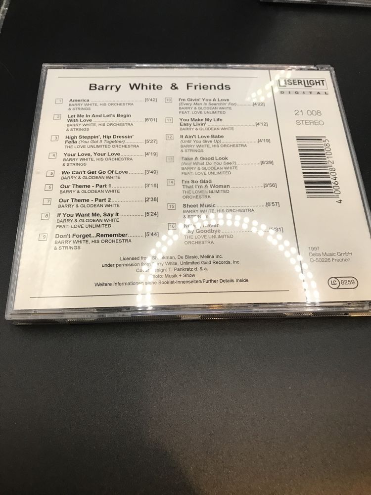 Barry White & Friends płyty cd