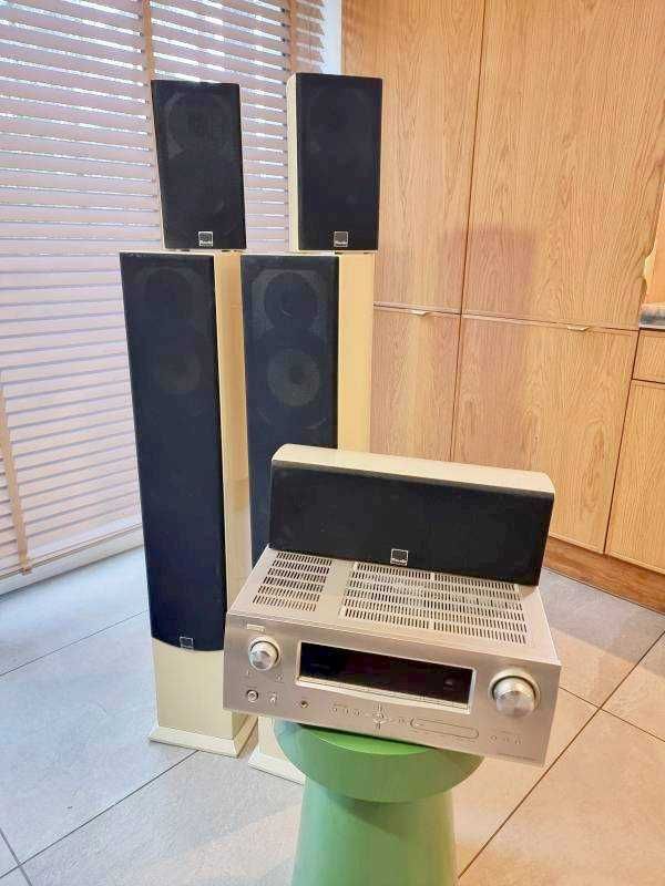Zestaw Amplituner Denon AVR 2310 z kolumnami M-AUDIO