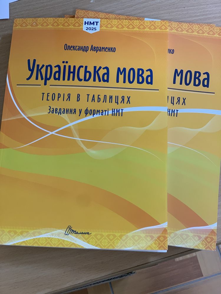 Українська мова Авраменко Довідник Теорія в таблицях 2025 помаранчева