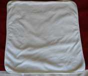 Manta Bebe Polar Branca 80x80cm