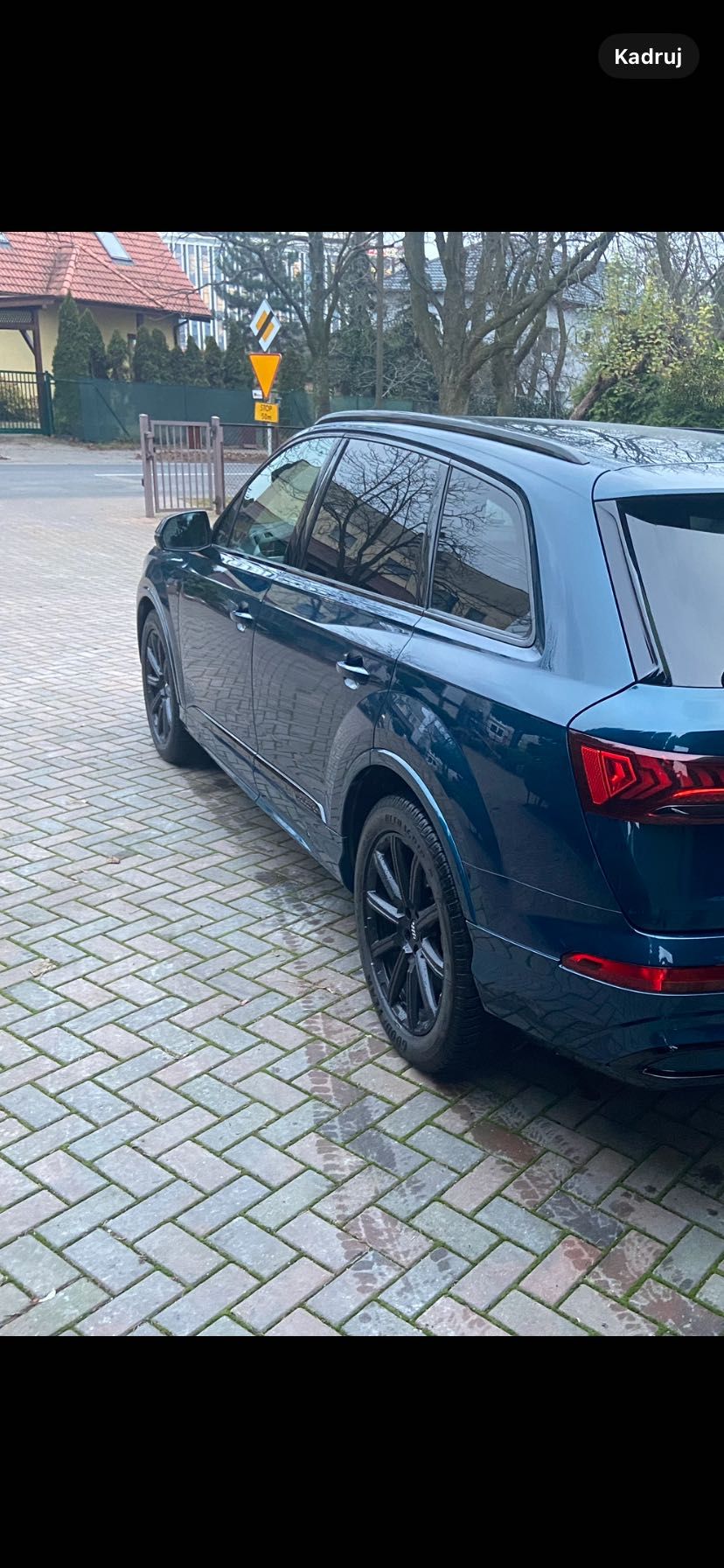 Audi Q7 285/45R20 oryginalne felgi Audi Letnie czarne połysk