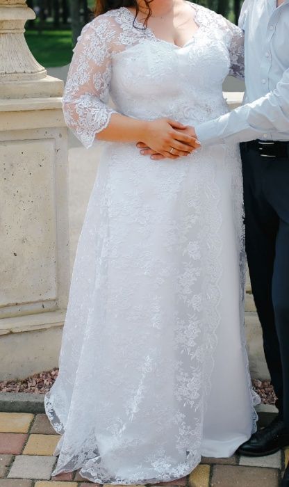Шикарное свадебное платье +size. Сделает вас самой неотразимой!