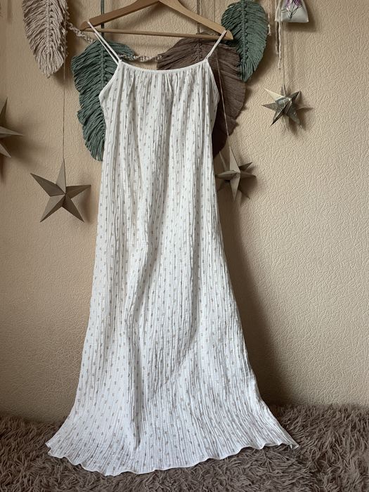 Максі мусліновий сарафан у квітковий принт муслін