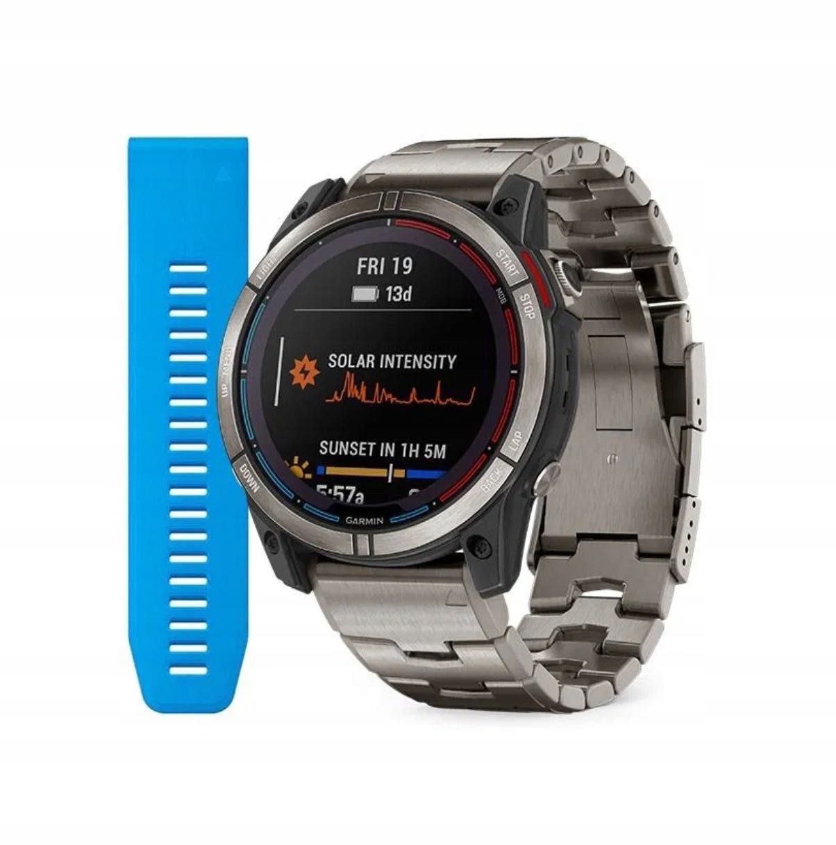 Garmin quatix 7X Solar ładowany energią słoneczną zegarek żeglarski