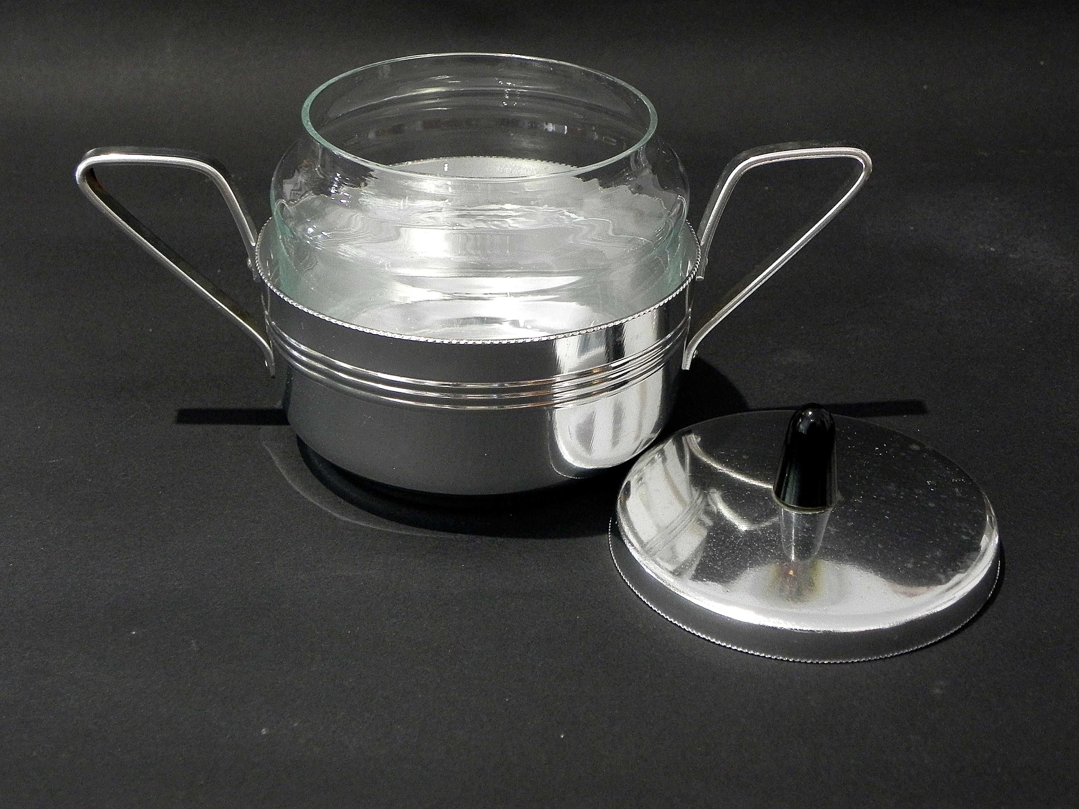 Serwis PRL herbaciany szkło-aluminium, Chorzów DW 17