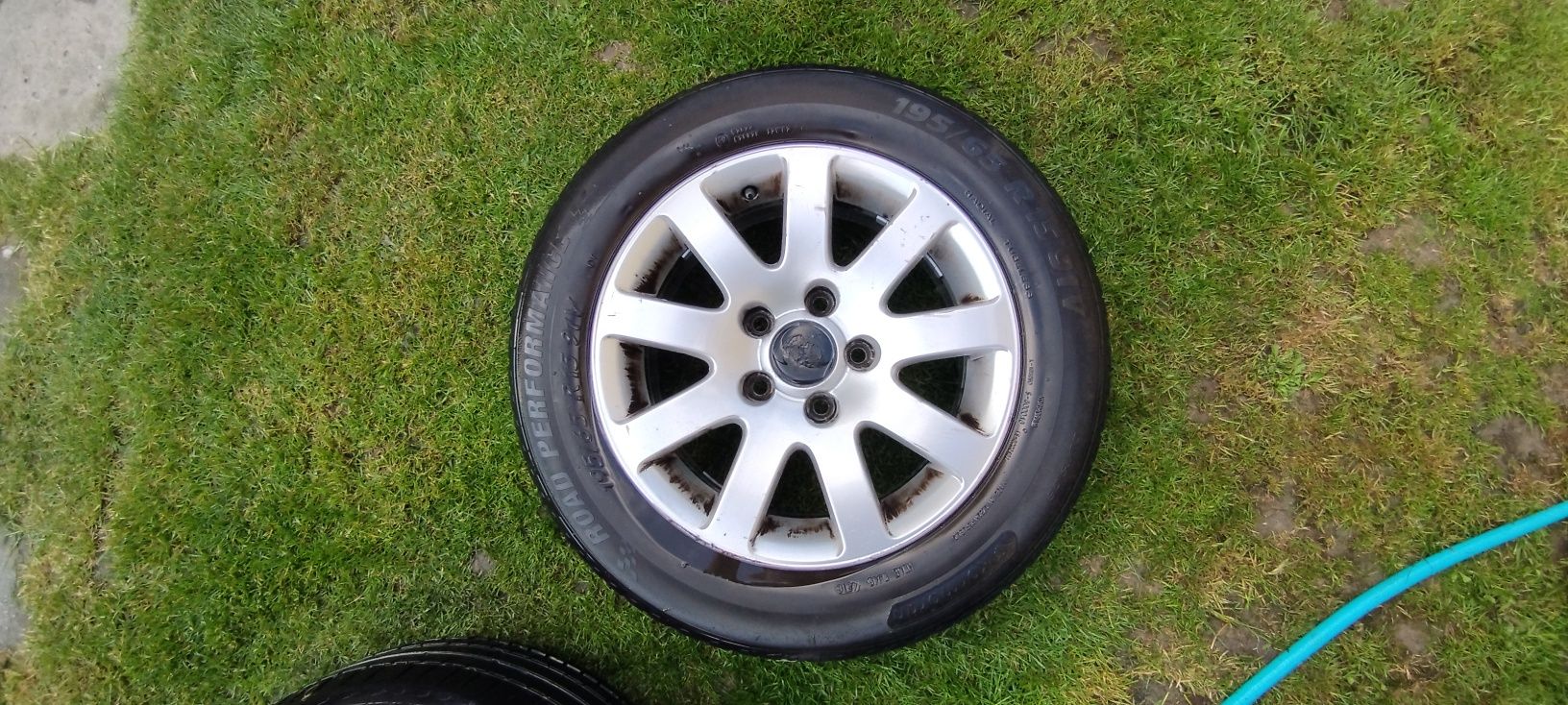Orginalne alufelg 5x112 15r ronal volkswagen i z oponami letnimi