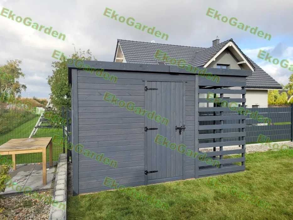 Domek narzędziowy nowoczesny drewutnie