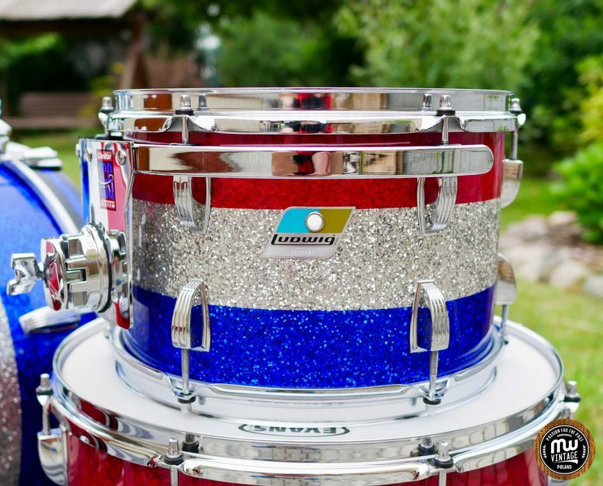Perkusja Ludwig Super Classic 3-ply 20", 12", 16" Bicentennial  70s ‼️