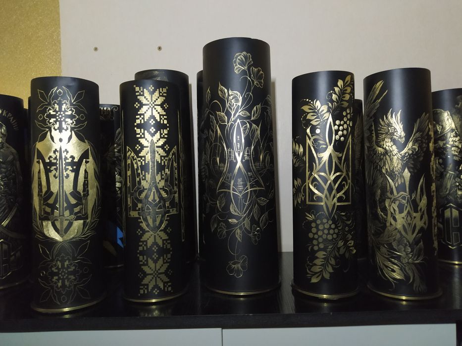 Гільза сувенір 105 латунь на подарунок аукціон чи колекції