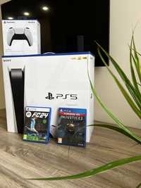 Sony Playstation 5 blue-ray 1TB+ геймпад+FIFA 2024