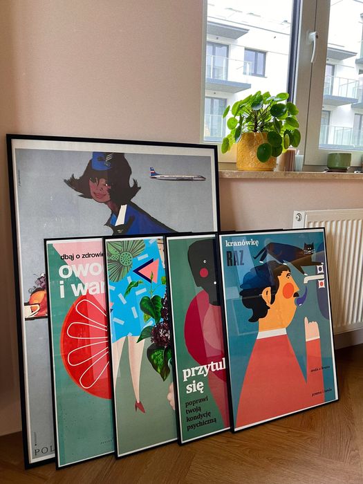 Plakat „kranówka raz” rama szkło antyreflex